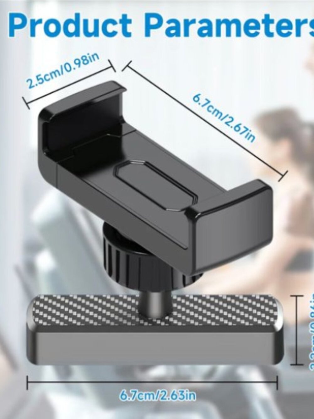 JUSIEX Magnetic Phone Holder for Gym